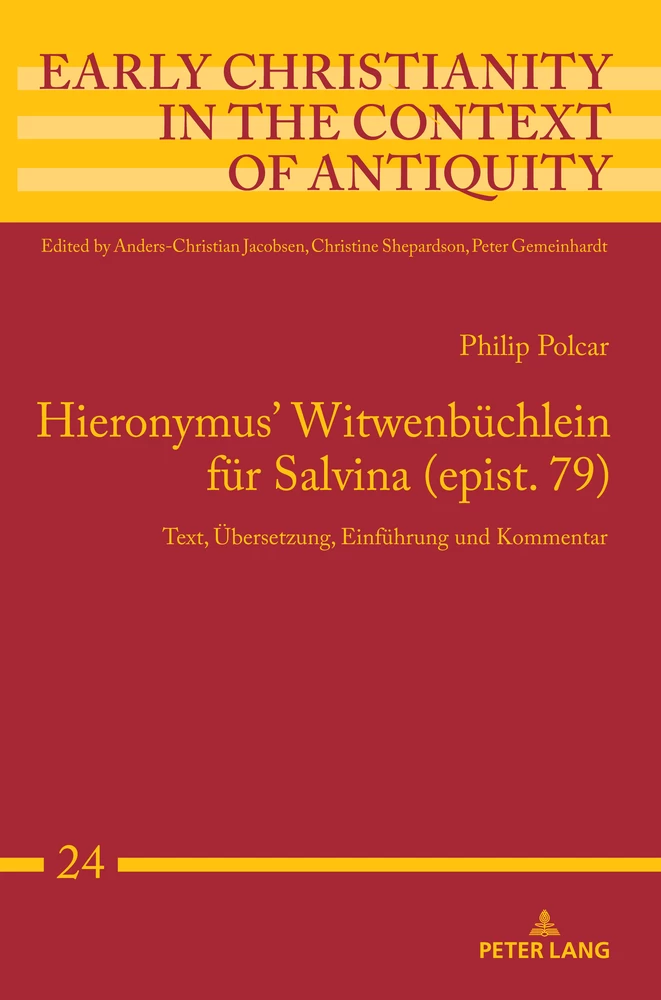 Titel: Hieronymus' Witwenbüchlein für Salvina (epist. 79)