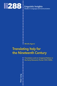 Title: Translating Italy for the Nineteenth Century