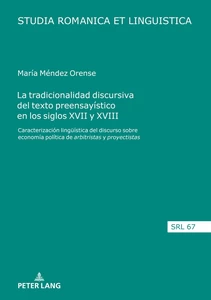 Title: La tradicionalidad discursiva del texto preensayístico en los siglos XVII y XVIII