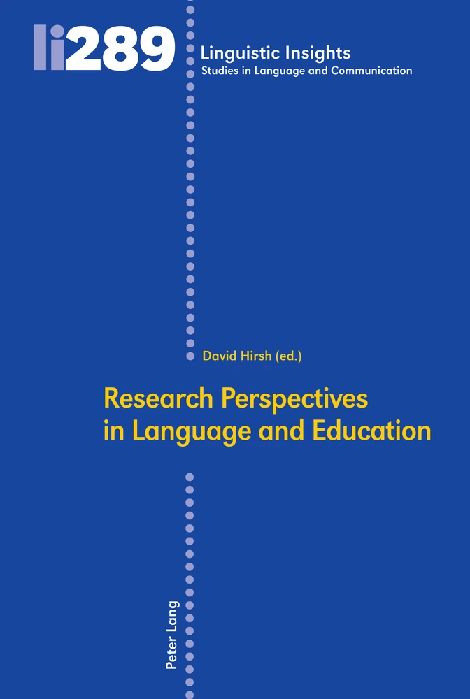 Title: Research Perspectives in Language and Education