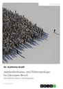 Title: Antimodernismus und Führerapologie bei Hermann Broch. Eine kritische Analyse zum Bergroman