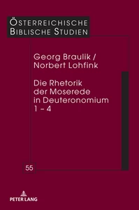 Title: Die Rhetorik der Moserede in Deuteronomium 1 – 4