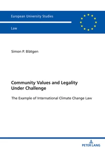 Titel: Community Values and Legality under Challenge