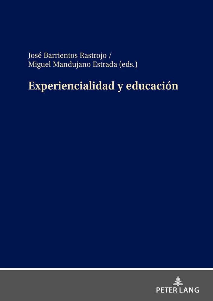 Title: Experiencialidad y educación
