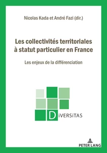 Title: Les collectivités territoriales à statut particulier en France