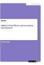Titre: Hilbert's Proof Theory and its modern Development