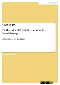 Título: Einfluss der LCC auf die traditionellen Vertriebswege