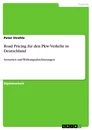 Titre: Road Pricing für den Pkw-Verkehr in Deutschland