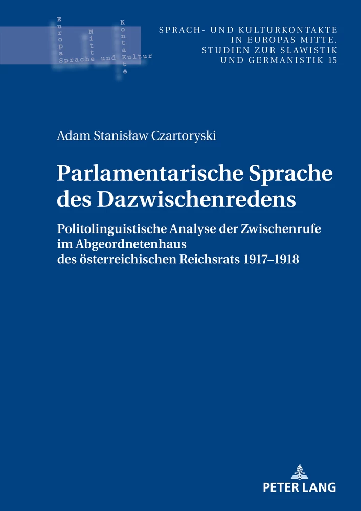 Titel: Parlamentarische Sprache des Dazwischenredens