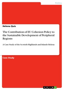 Title: The Contribution of EU Cohesion Policy to the Sustainable Development of Peripheral Regions
