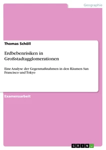 Título: Erdbebenrisiken in Großstadtagglomerationen 