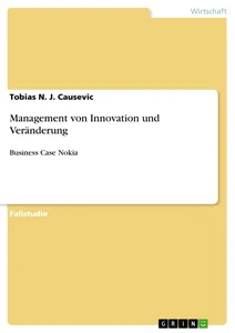 Título: Management von Innovation und Veränderung