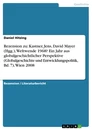 Titre: Rezension zu: Kastner, Jens, David Mayer (Hgg.), Weltwende 1968? Ein Jahr aus globalgeschichtlicher Perspektive (Globalgeschichte und Entwicklungspolitik, Bd. 7), Wien 2008