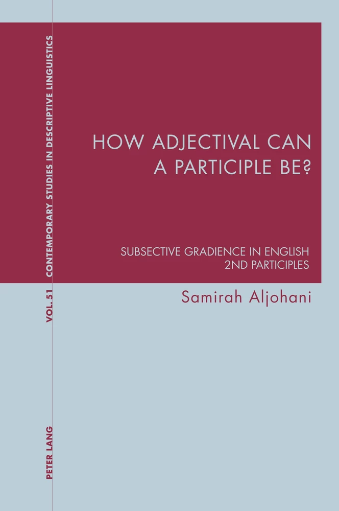 Title: How adjectival can a participle be?