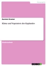 Título: Klima und Vegetation des Kaplandes