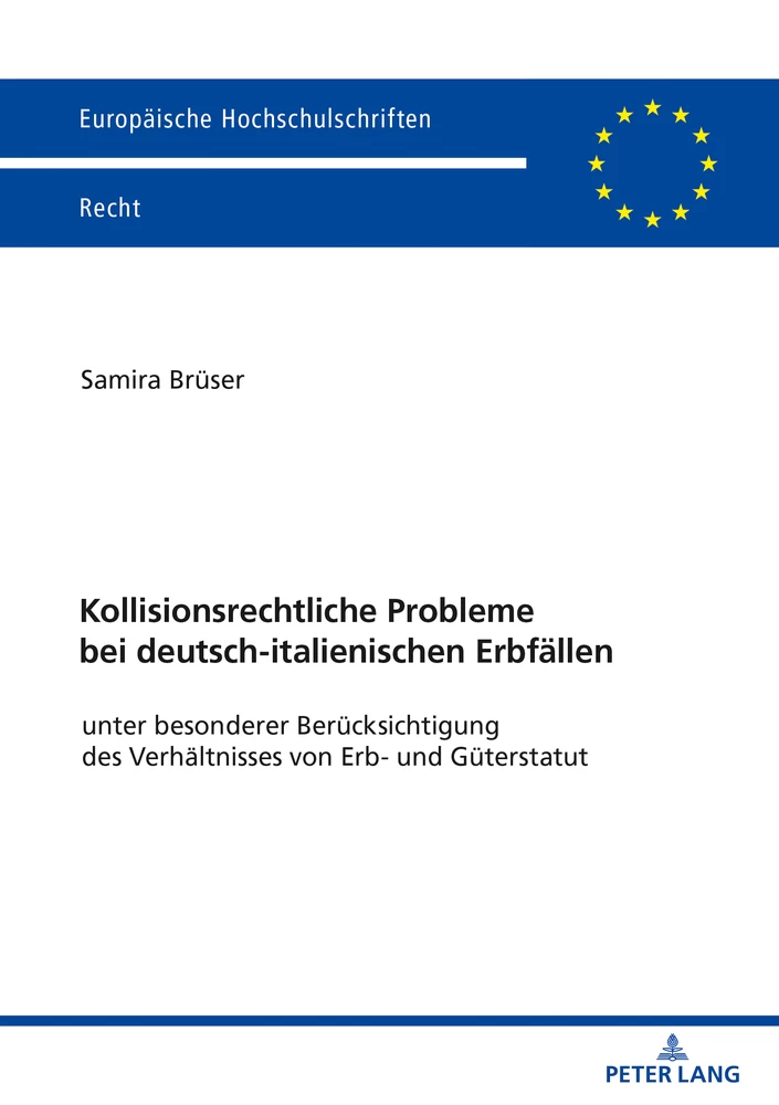 Titel: Kollisionsrechtliche Probleme bei deutsch-italienischen Erbfällen