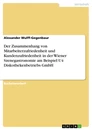 Título: Der Zusammenhang von Mitarbeiterzufriedenheit und Kundenzufriedenheit in der Wiener Szenegastronomie am Beispiel U4 Diskothekenbetriebs GmbH