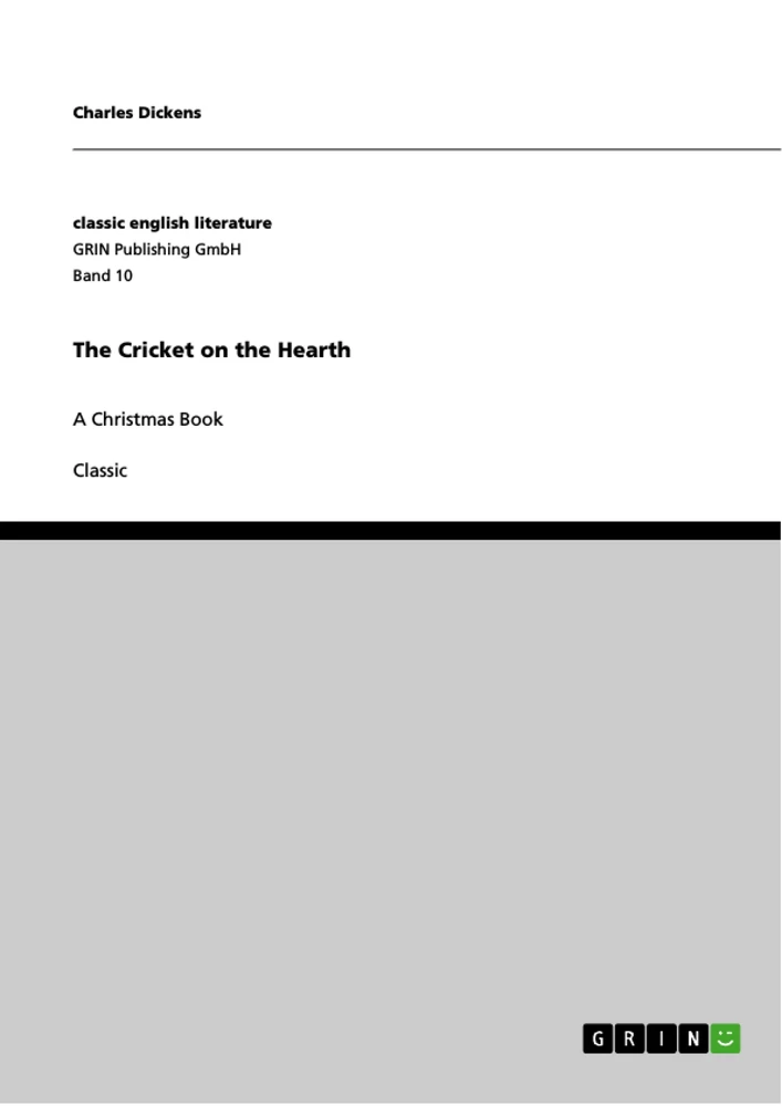 Título: The Cricket on the Hearth