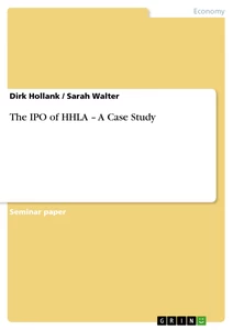 Title: The IPO of HHLA – A Case Study