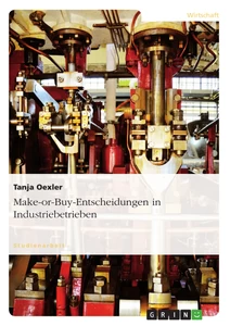 Title: Make-or-Buy-Entscheidungen in Industriebetrieben