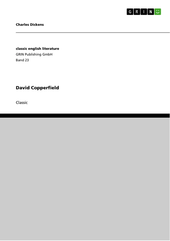 Title: David Copperfield