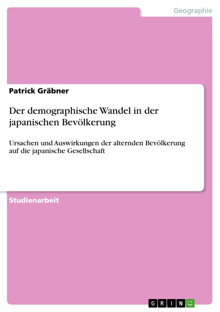 Título: Der demographische Wandel in der japanischen Bevölkerung