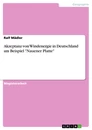 Title: Akzeptanz von Windenergie in Deutschland am Beispiel "Nauener Platte"