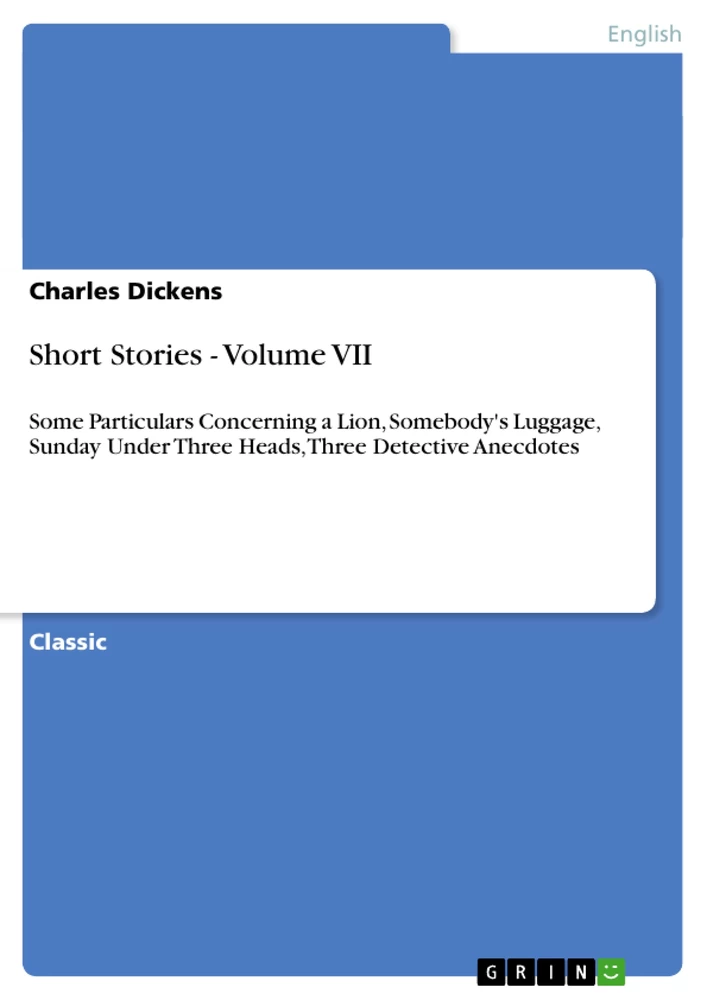 Title: Short Stories - Volume VII