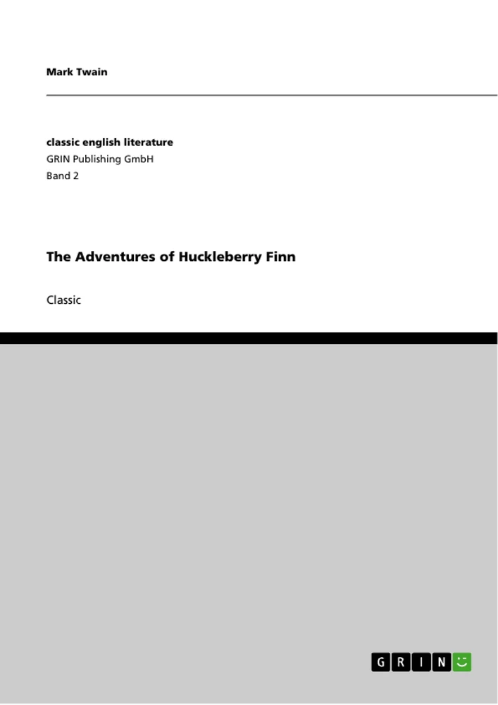 Title: The Adventures of Huckleberry Finn