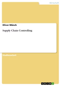 Titre: Supply Chain Controlling