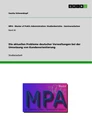Titel: Die aktuellen Probleme deutscher Verwaltungen bei der Umsetzung von Kundenorientierung