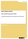 Titre: Öko-Auditierung nach EMAS