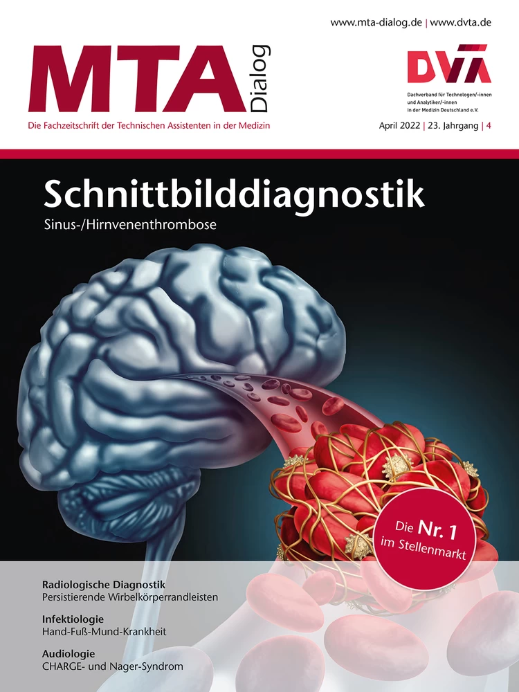 Titel: MTA Dialog. Die Fachzeitschrift der Technischen Assistenten in der Medizin