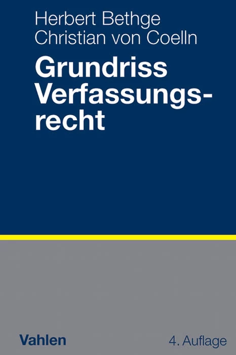 Titel: Grundriss Verfassungsrecht