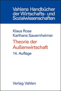 Titel: Theorie der Außenwirtschaft