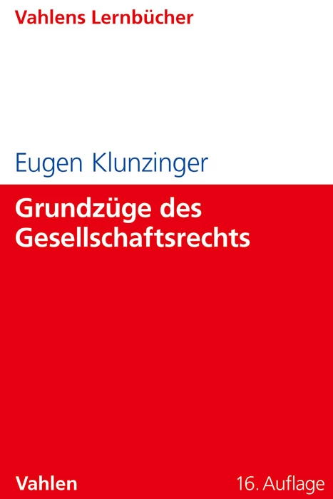 Titel: Grundzüge des Gesellschaftsrechts