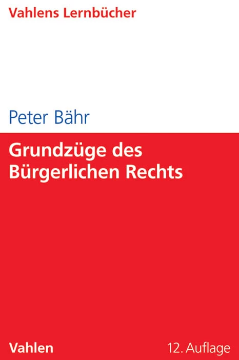 Titel: Grundzüge des Bürgerlichen Rechts