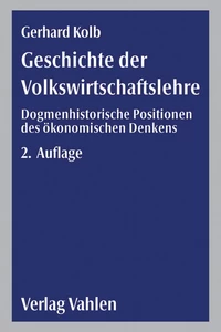 Titel: Geschichte der Volkswirtschaftslehre