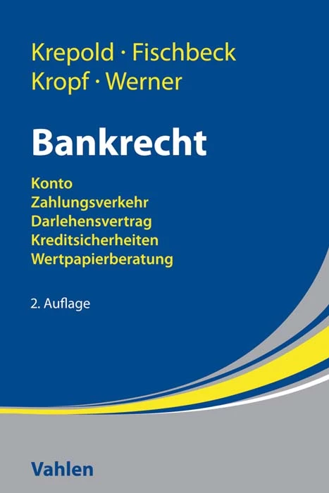 Titel: Bankrecht