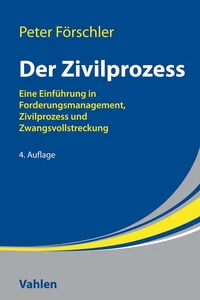 Titel: Der Zivilprozess