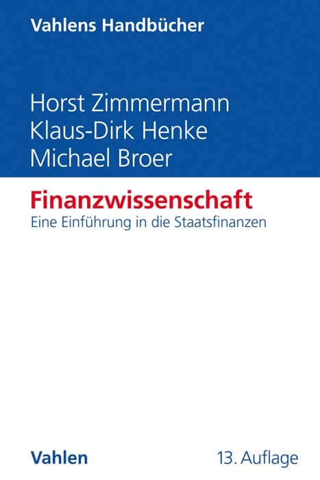 Titel: Finanzwissenschaft