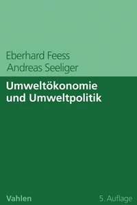 Titel: Umweltökonomie und Umweltpolitik