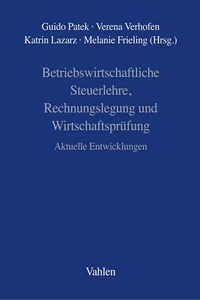 Titel: Betriebswirtschaftliche Steuerlehre, Rechnungslegung und Wirtschaftsprüfung