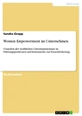 Titel: Women Empowerment im Unternehmen