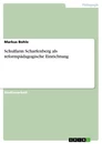 Título: Schulfarm Scharfenberg als reformpädagogische Einrichtung