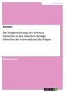 Titel: Die Vergletscherung der Schweiz. Gletscher in den Eiszeiten, heutige Gletscher, ihr Schwund und die Folgen