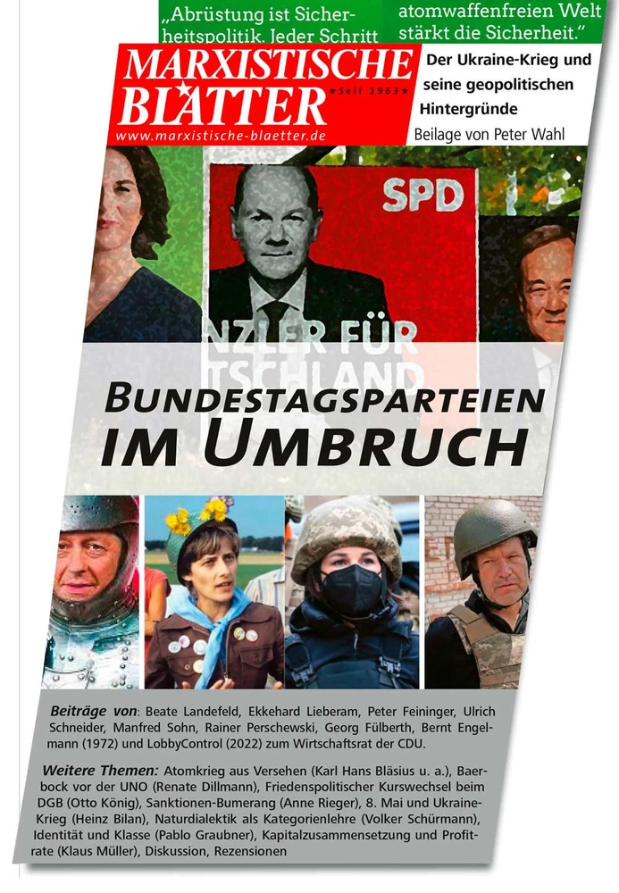 Titel: Bundestagsparteien im Umbruch