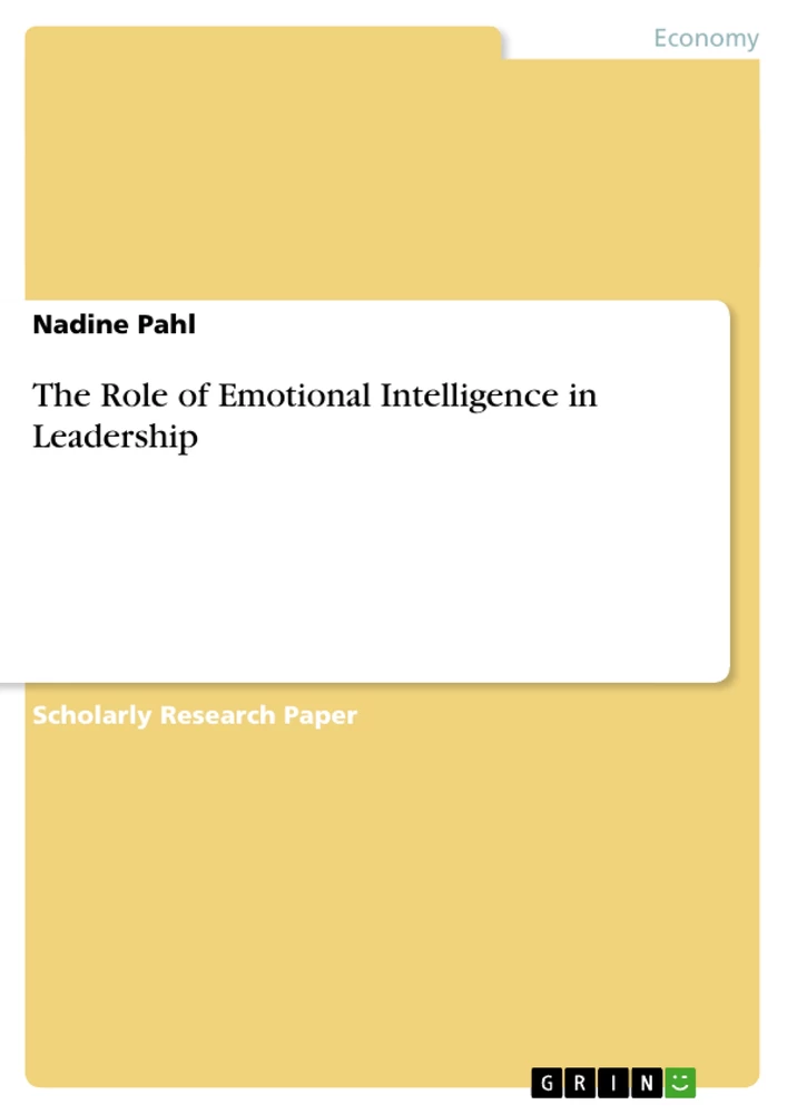 Titel: The Role of Emotional Intelligence in Leadership