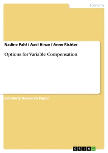 Title: Options for Variable Compensation