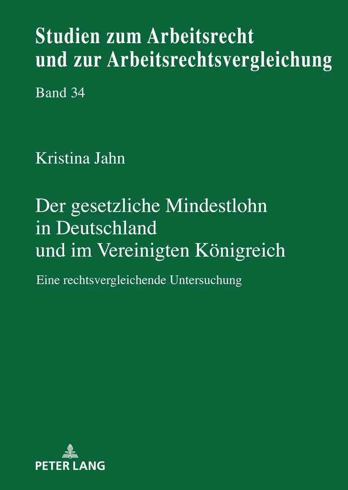 Titel: Der gesetzliche Mindestlohn in Deutschland und im Vereinigten Königreich